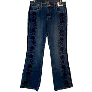 Ethyl Vintage Embroidered Bootcut Jeans NWT size 30